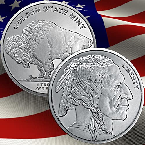 1 oz Silver Buffalo Round - American Bullion 100 Deals