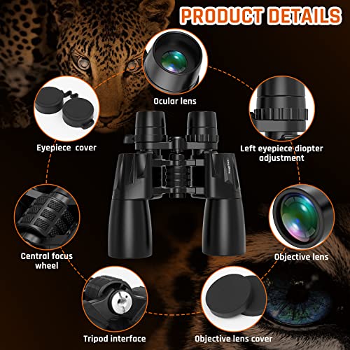 10-30x50 Zoom Binoculars: Powerful Vision for Adults 100 Deals