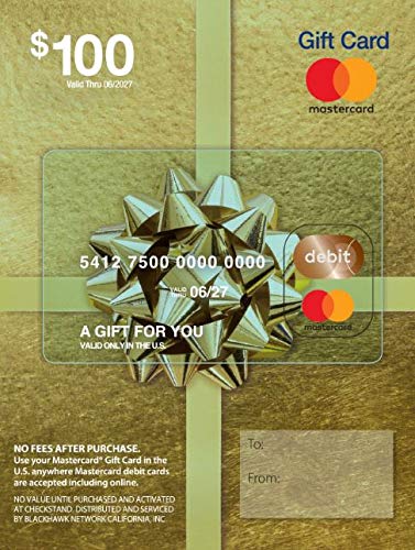 $100 Mastercard Gift Card + Purchase Fee 100 Deals