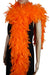 100g Orange Long Feather Boa - 10+ Colors 100 Deals