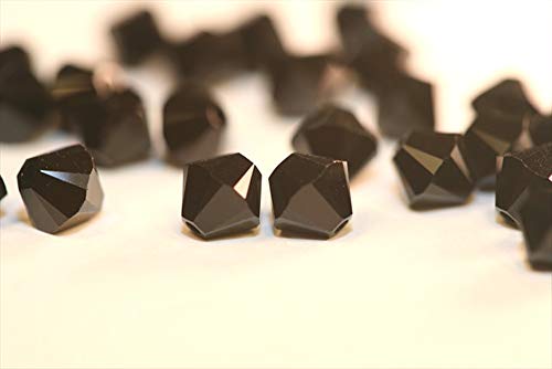 100pcs Preciosa 4mm Jet Black Crystal Beads 100 Deals