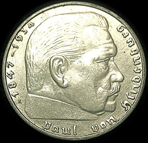 1936-1939 Authentic Silver 2 Reichsmark Coins 100 Deals
