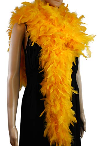 2 Yard Gold Yellow Feather Boa 100 Deals