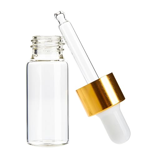 24-Pack Clear Glass Tincture Bottles 100 Deals