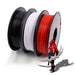 3DF PETG Filament, 1.75mm, Red Black White 100 Deals