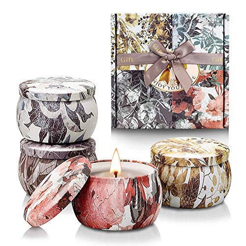 4 Pack Natural Soy Wax Candles 100 Deals