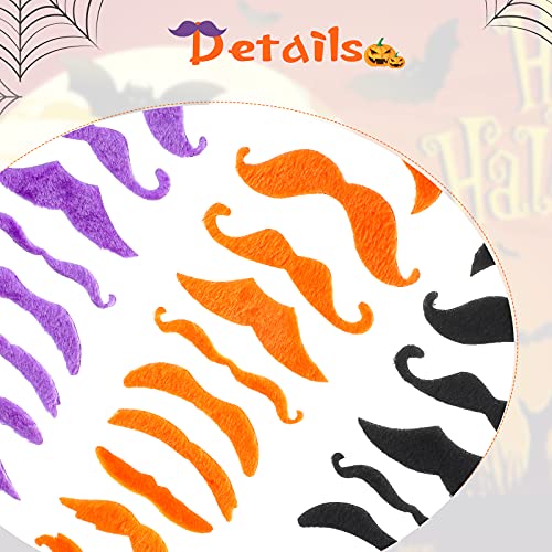 48 Self-Adhesive Fake Mustaches - Fiesta Party Supplies 100 Deals