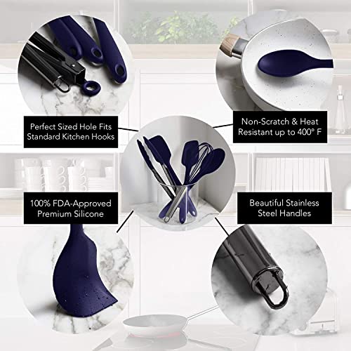 5-Piece Silicone Utensil Set for Nonstick Cookware 100 Deals