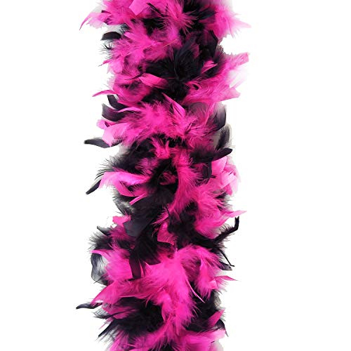 80g Turkey Chandelle Feather Boa - Hot Pink 100 Deals