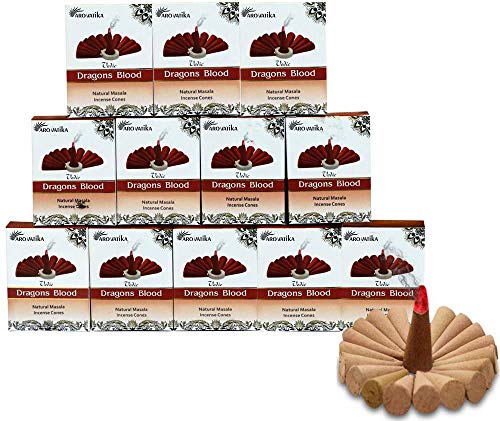 ARO VATIKA Natural Masala Incense Cones 100 Deals