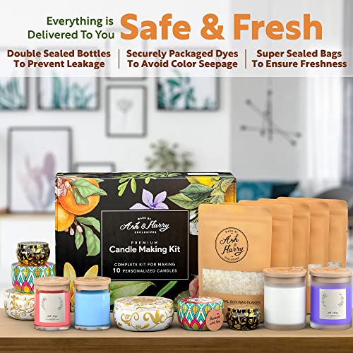 ASH & HARRY Premium Candle Making Kit 100 Deals
