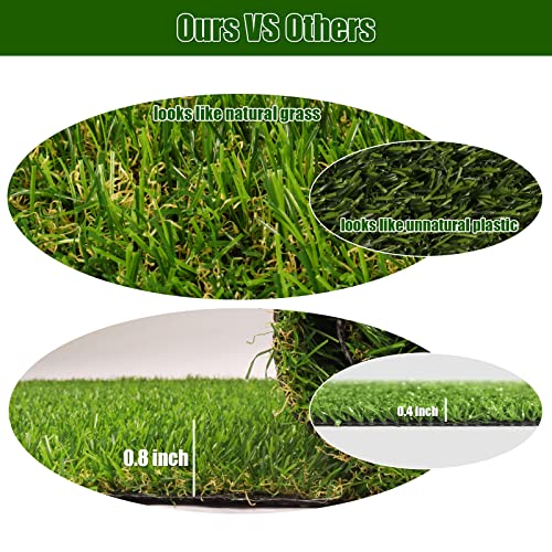 AYOHA 11x38 Artificial Turf - Realistic Synthetic Grass 100 Deals