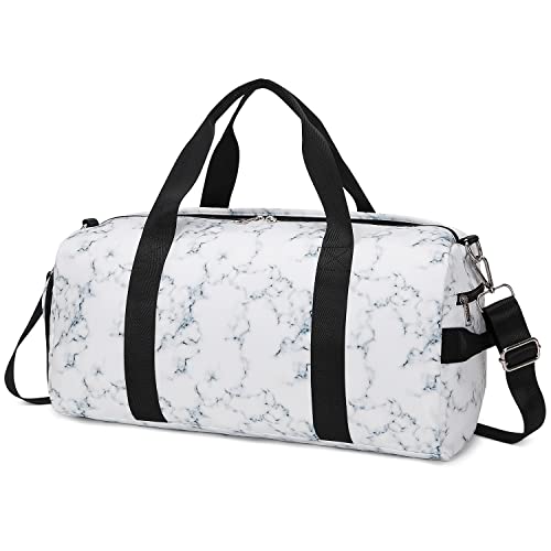 Abshoo Marble Black Gym Duffel with Shoe Compartment 100 Deals