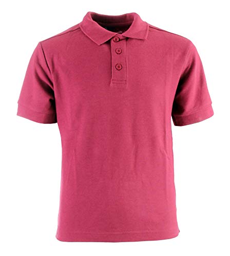 Access Unisex Kid's Burgundy Polo in XS 100 Deals