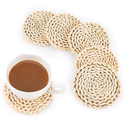 Accmor Braided Corn Husk Coasters for Drinks 100 Deals