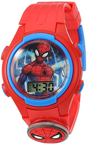 Accutime Spider-Man Kids Digital Watch - Red 100 Deals