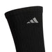 Adidas Cushioned Crew Socks, Black/Aluminum, Large 100 Deals