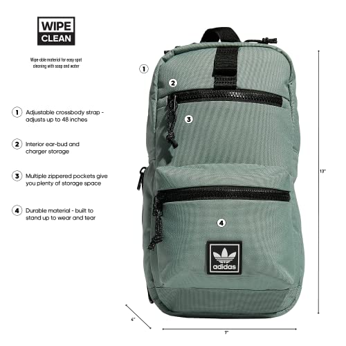 Adidas Sling Bag with Water Bottle Sleeve 100 Deals
