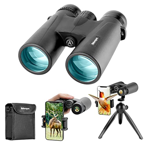 Adorrgon 12x42 HD Binoculars with Phone Adapter 100 Deals