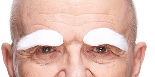 Adult Novelty White Self-Adhesive False Eyebrows 100 Deals