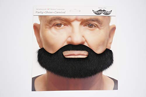 Adults Black Self Adhesive Fake Mustaches 100 Deals