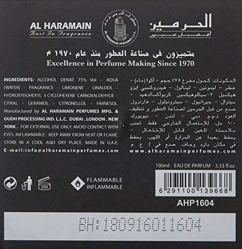 Al Haramain L'Aventure Men's EDP 3.4oz Spray 100 Deals