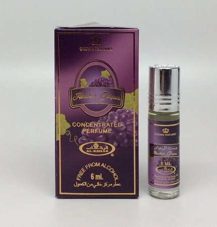 AlRehab Grapes Perfume Oil 3 Pack - 6ml 100 Deals