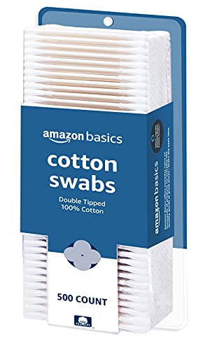 Amazon Basics Cotton Swabs - 500 Count 100 Deals