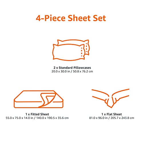 Amazon Basics Microfiber Bed Sheet Set 100 Deals
