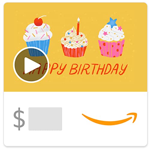 Amazon Birthday Cupcake eGift Card (Animated) 100 Deals