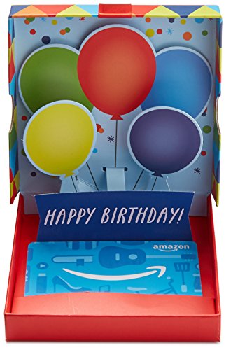 Amazon Birthday Pop-Up Gift Card Box 100 Deals