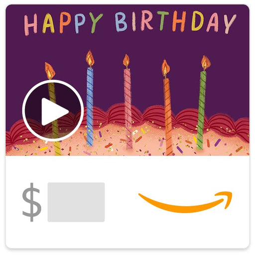 Amazon Birthday eGift Card - Animated Surprise 100 Deals