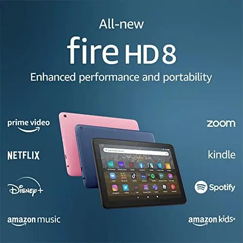 Amazon Fire 8 Tablet, 32GB, Black 100 Deals