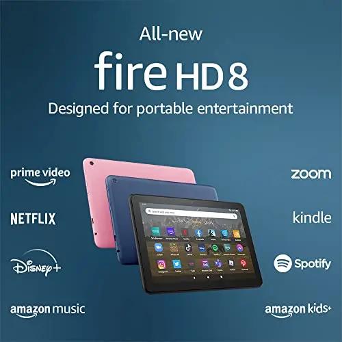 Amazon Fire 8 Tablet, 32GB, Black 100 Deals