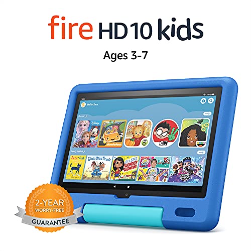Amazon Fire HD 10 Kids Tablet - Sky Blue 100 Deals