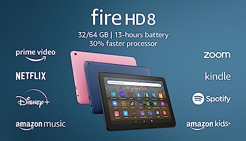 Amazon Fire HD 8 Tablet - Faster, Portable Entertainment 100 Deals