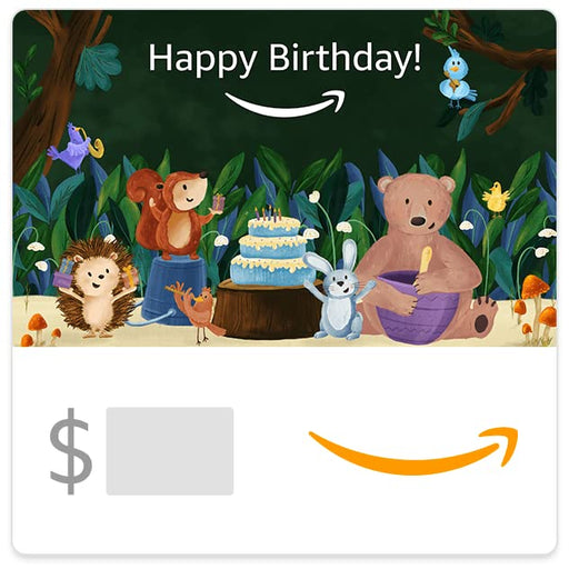 Amazon Forest Animals Birthday eGift Card 100 Deals