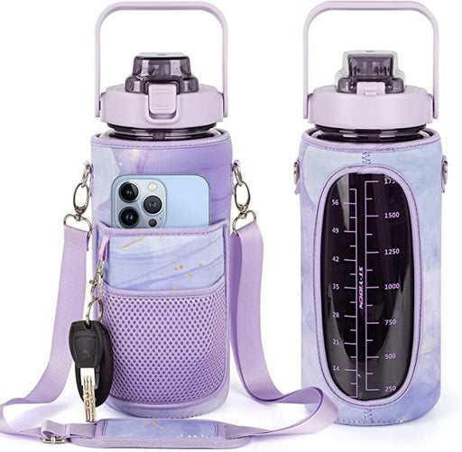 Angilifan 64 oz Water Bottle - Starry Violet 100 Deals