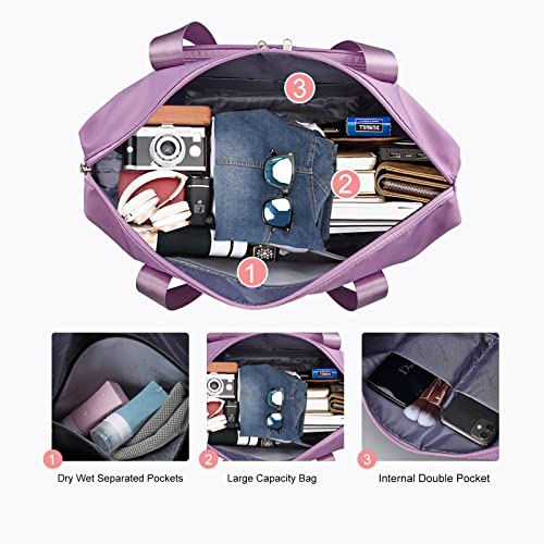 Aogist Purple Weekender Bag: Large & Durable 100 Deals