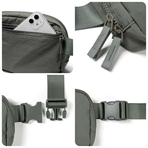 AslabCrew 2-Way Zip Belt Bag - Charcoal 100 Deals