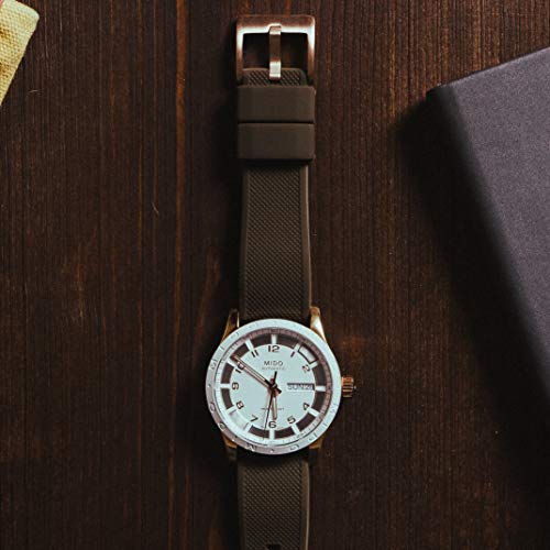 BARTON Elite Brown/Khaki Silicone Watch Band 100 Deals
