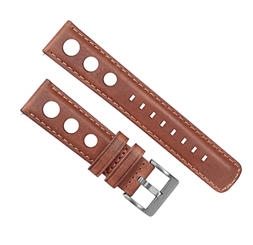 BARTON Rally Caramel Leather Watch Band 100 Deals