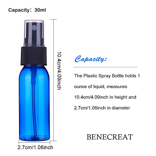 BENECREAT Blue Plastic Spray Bottles for DIY 100 Deals