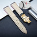 BINLUN Leather Watch Strap with Gold Buckle 100 Deals