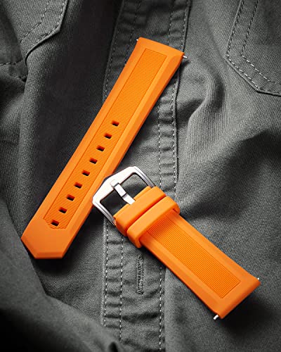 BINLUN Silicone Rubber Watch Band - Multi-color Options 100 Deals