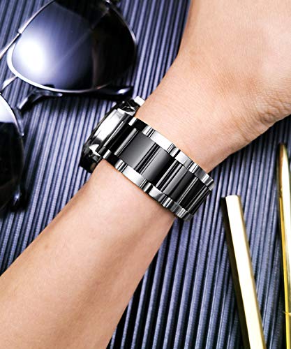 BINLUN Stainless Steel Watch Band - 24mm Width 100 Deals