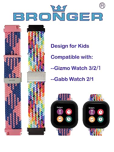 BRONGER Gizmo Watch Band - Braided Pink 100 Deals