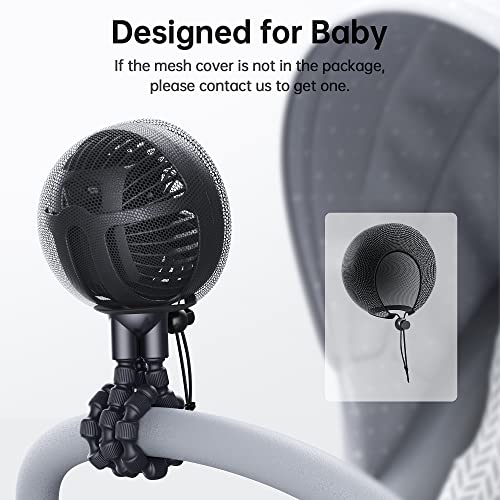 Baby Stroller Fan USB Rechargeable Cooling 100 Deals