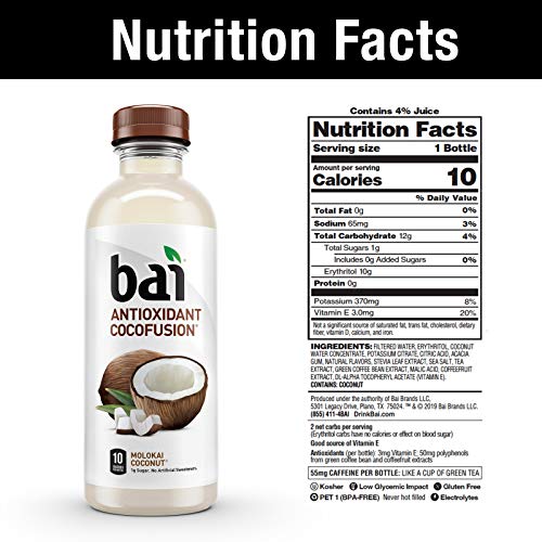 Bai Coconut Water - Molokai Coconut Flavor 100 Deals