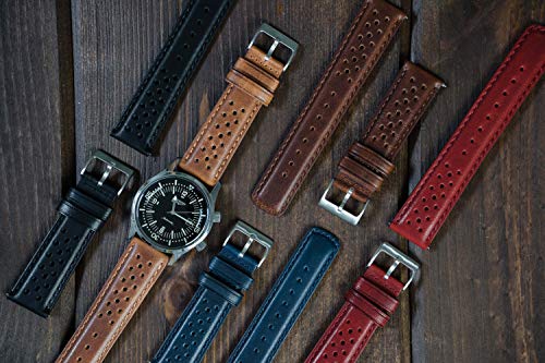 Barton Racing Caramel Leather Watch Band 100 Deals